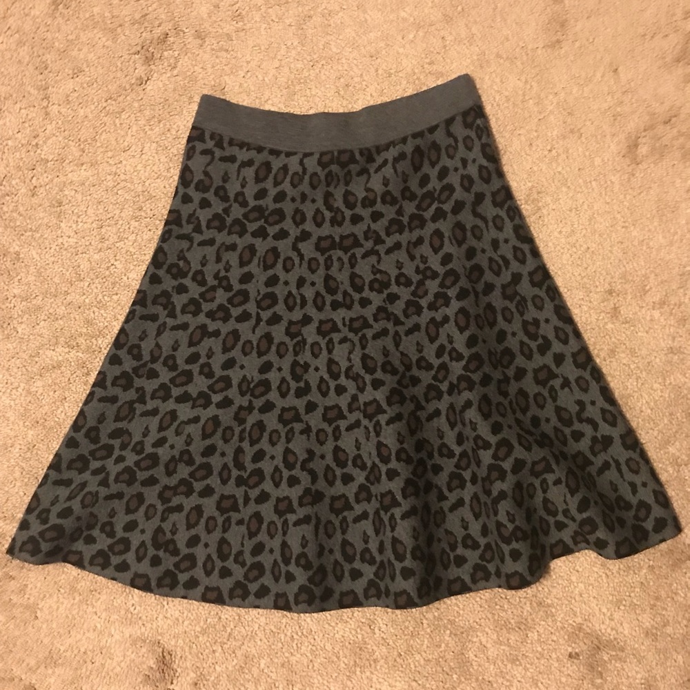 Ann Taylor animal print skirt